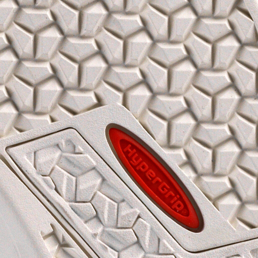 HyperGrip rubber insert on Antidote outsole of Arcade Light Blue MTB shoe